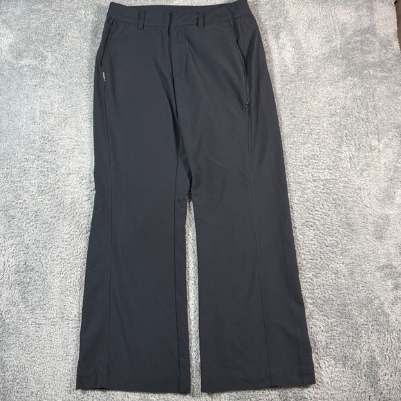 Patagonia Womens Black Technical Hiking Pants 8x31 Flare Boot Cut Performance - Picture 2 of 6